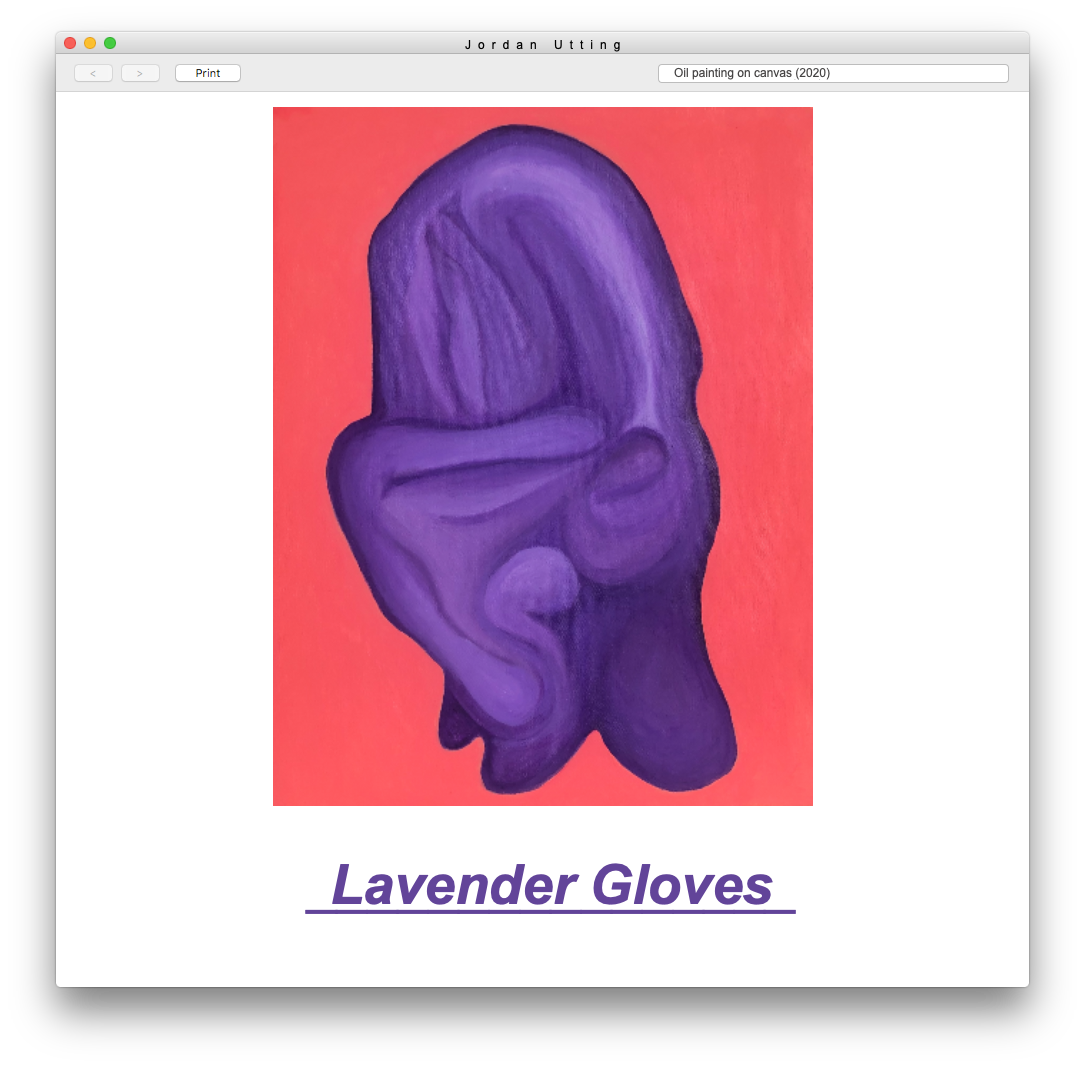 Lavender Gloves